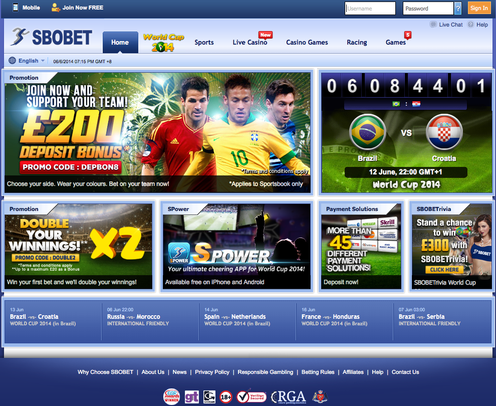 Sbobet bookmaker review