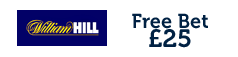 William Hill Free 25 Pounds bet