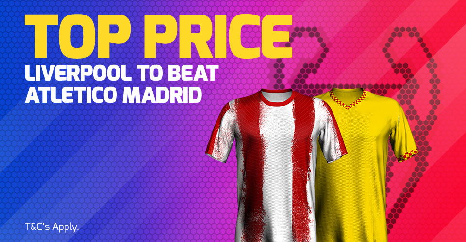 bookmaker betfred atletico liverpool top price offer