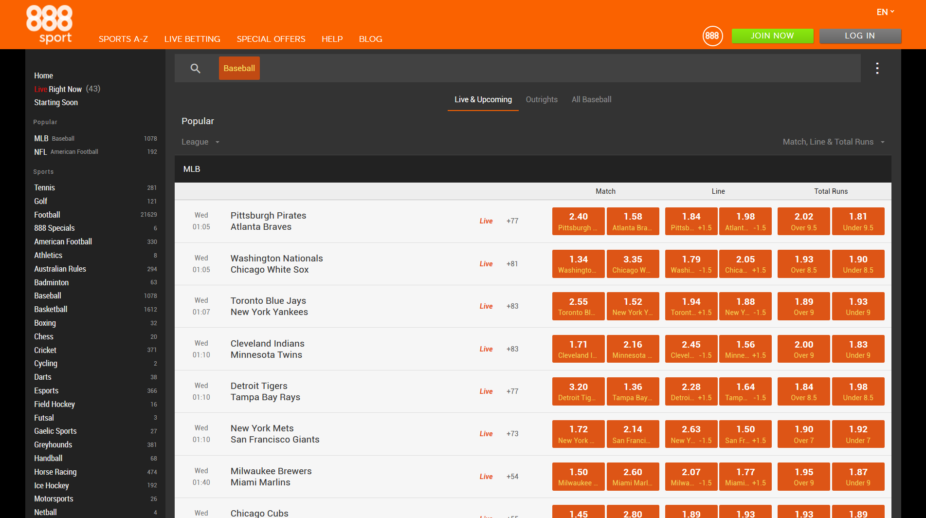 888sport betting