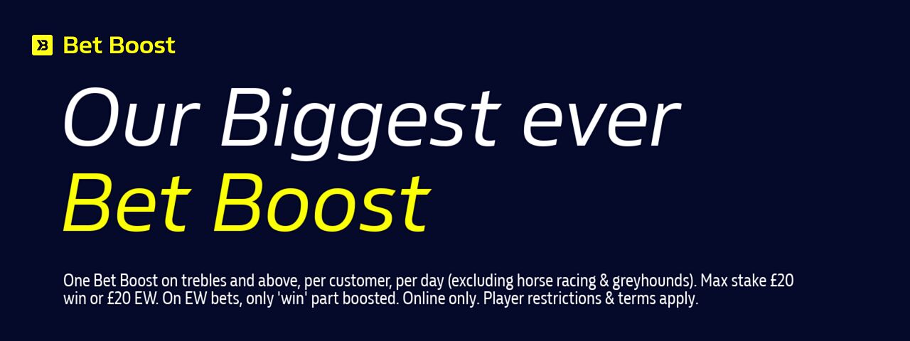 Biggest Ever Bet boost william hill