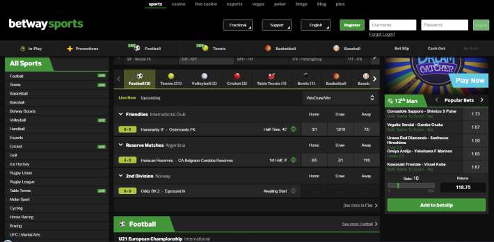 Betway Bookmaker 1