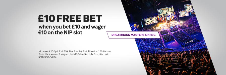 betway esports dreamhack promotion freebet bonus