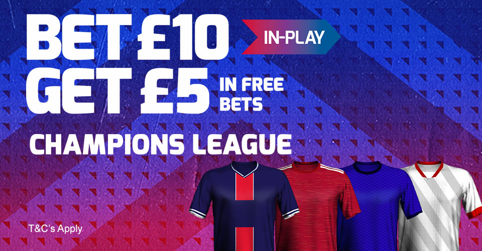 bookmaker betfred champions league promotion free bet bonus