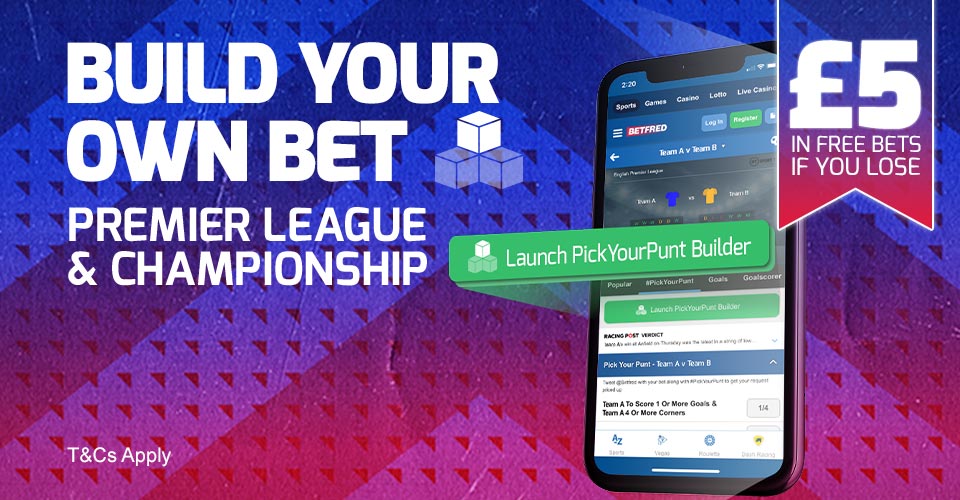bookmaker betfred epl championship free bet offer