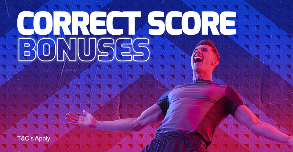 bookmaker betfred football correct score offer