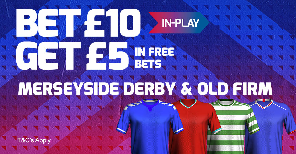 bookmaker betfred merseyside derby offer