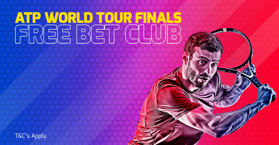 bookmaker betfred tennis free bet club atp wourld tour final offer