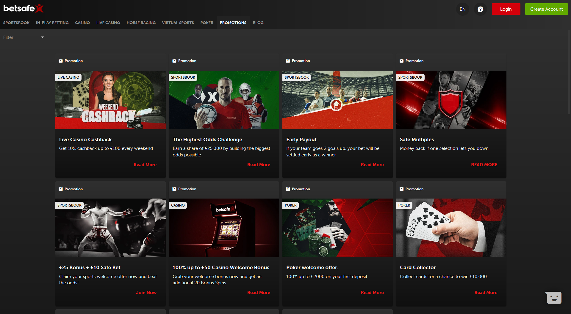 betsafe bonuses and promotions