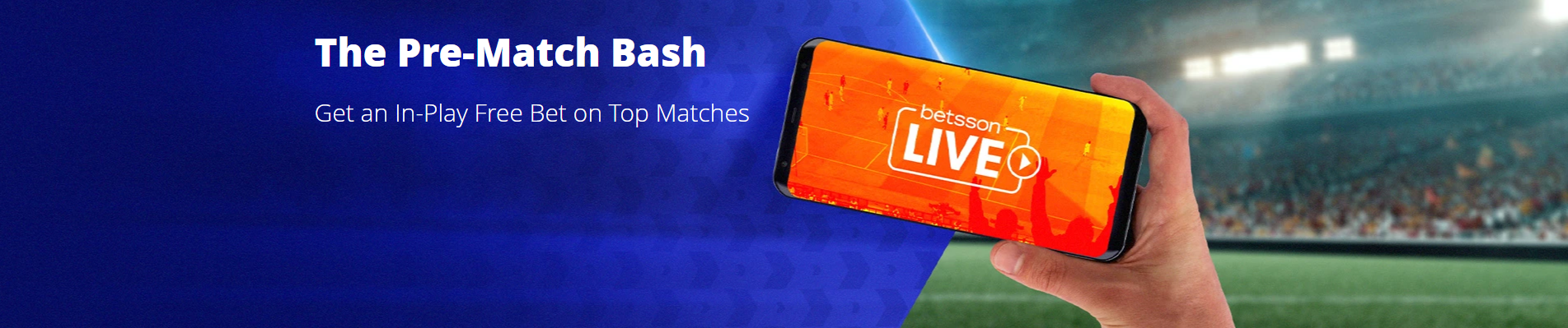 bookmaker betsson prematch bash offer