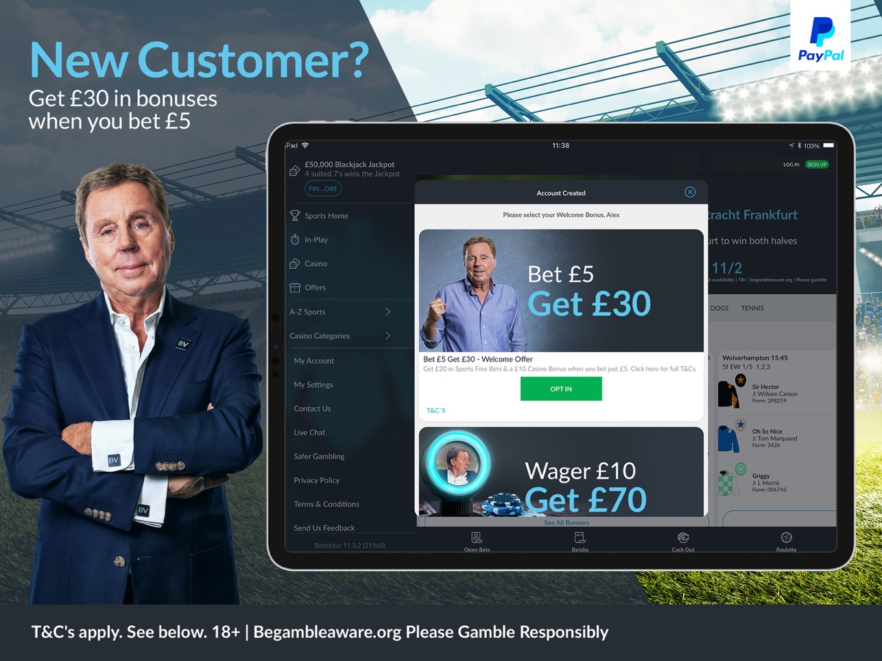 bookmaker betvictor mobile applications ipad