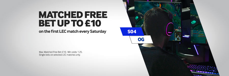 bookmaker betway league of legends bonus esports promotion
