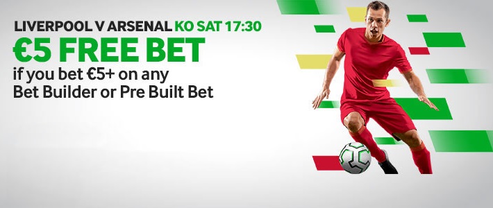 bookmaker betway livepool arsenal betbuider freebet promotion