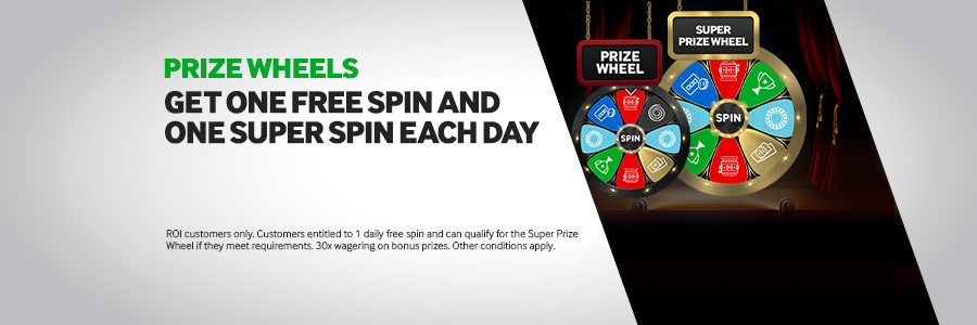 bookmaker betway prize wheels offer