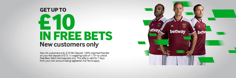 bookmaker betway uk welcome offer