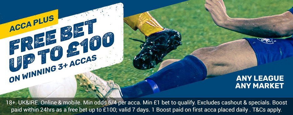 bookmaker coral acca plus boost offer