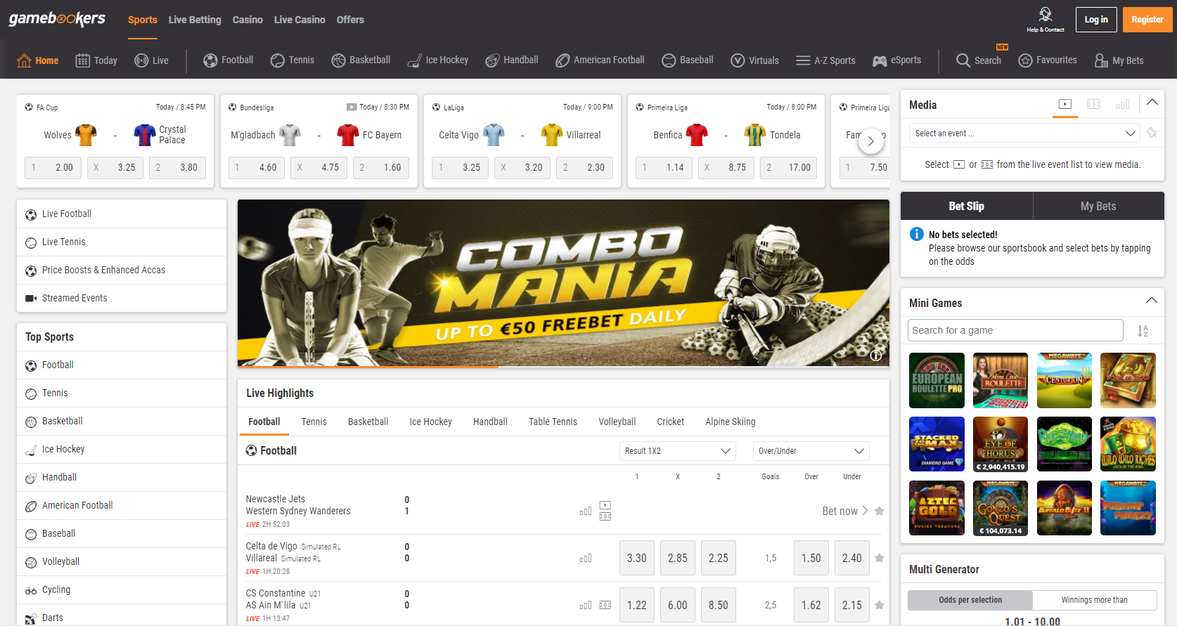gamebookers bookmaker