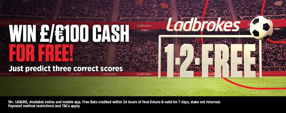 bookmaker ladbrokes euro 2020 1-2-free offer