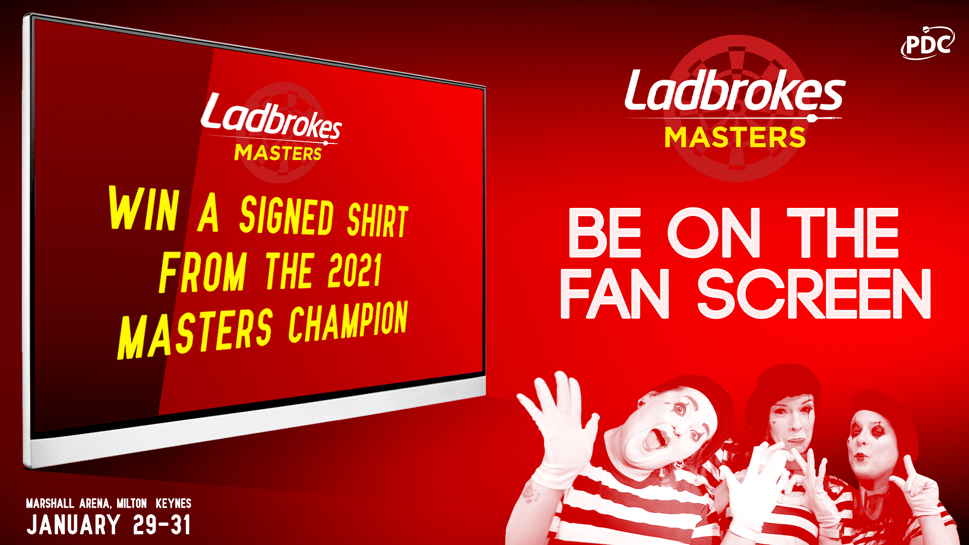 bookmaker ladbrokes twitter pdc dars masters offer