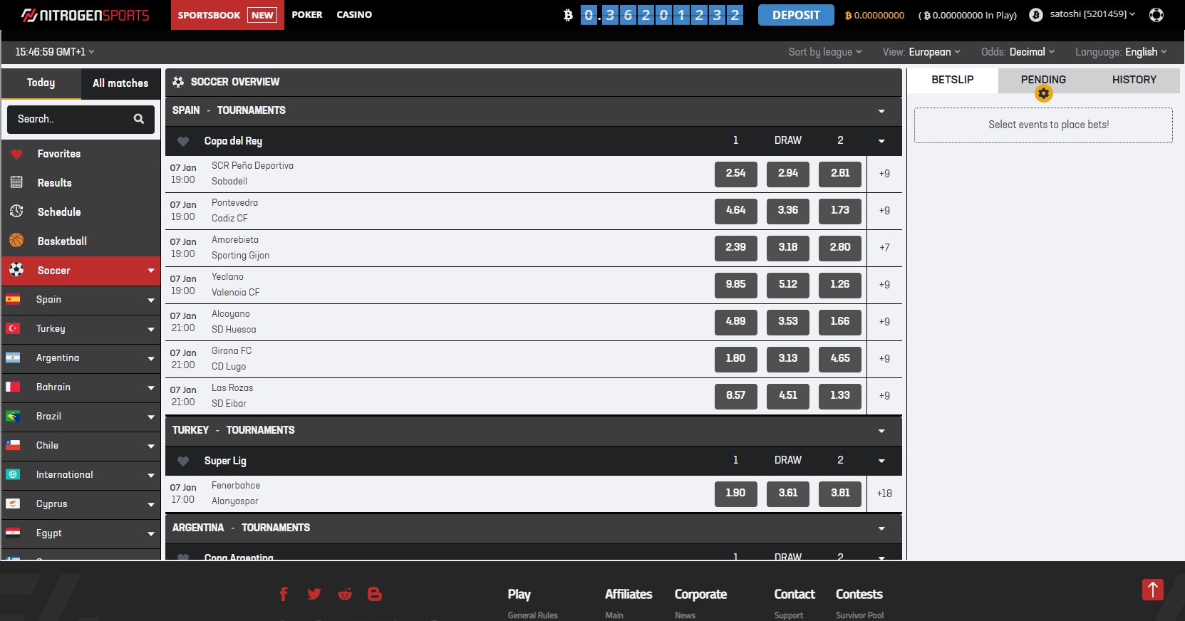 bookmaker nitrogen sports sportsbook soccer