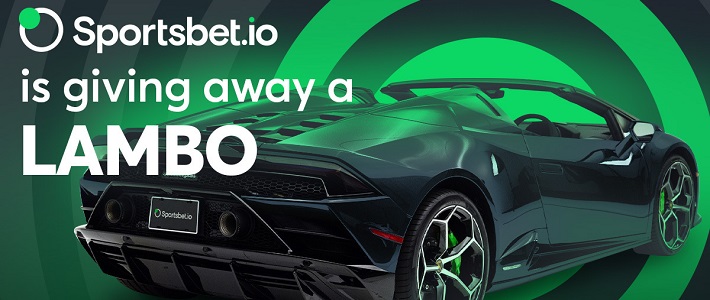 bookmaker sportsbet.io lambo giveaway promotion