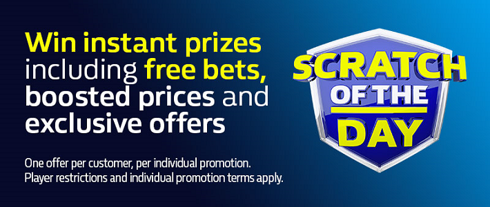 bookmaker william hill scratch of the day new promotion