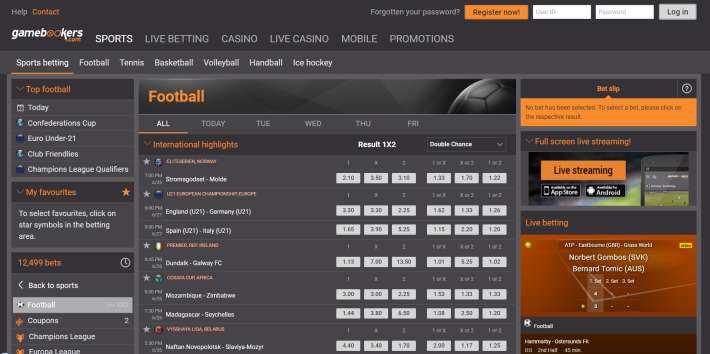 Gamebookers bookmaker 2