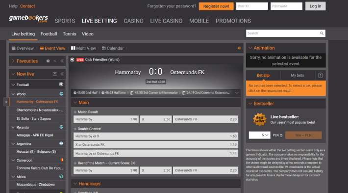 gamebookers bookmaker 3