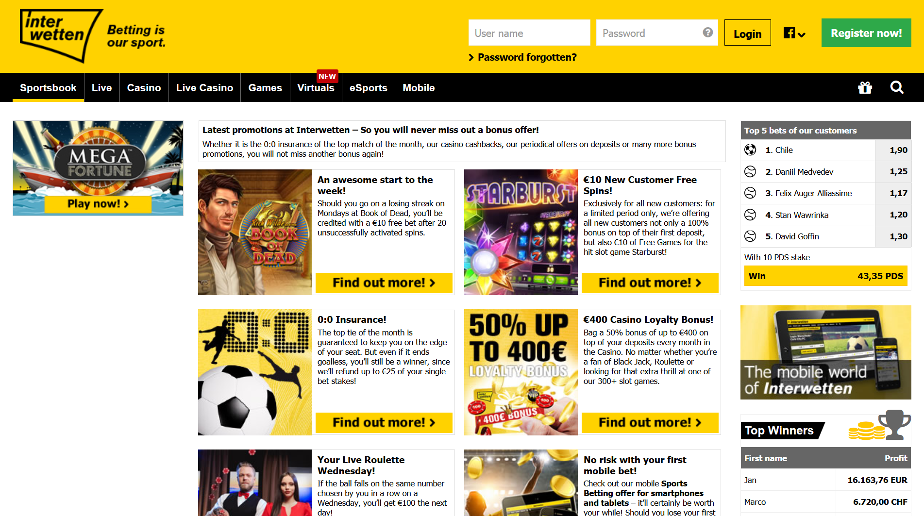 interwetten bonus