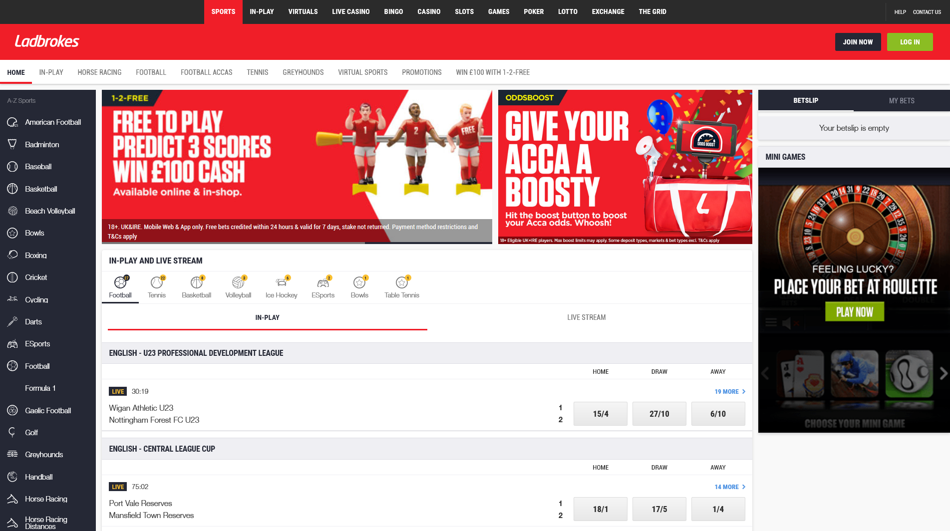 ladbrokes start