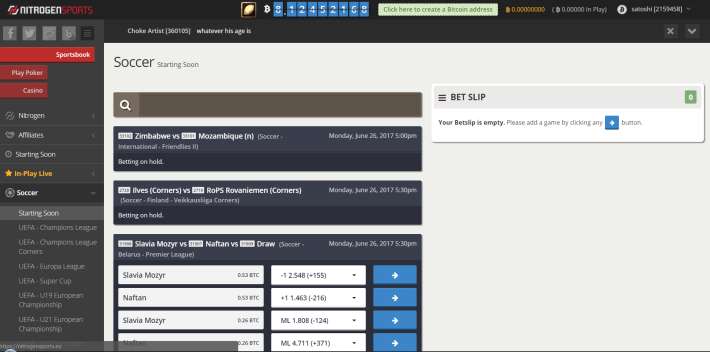 Nitrogen bookmaker 2
