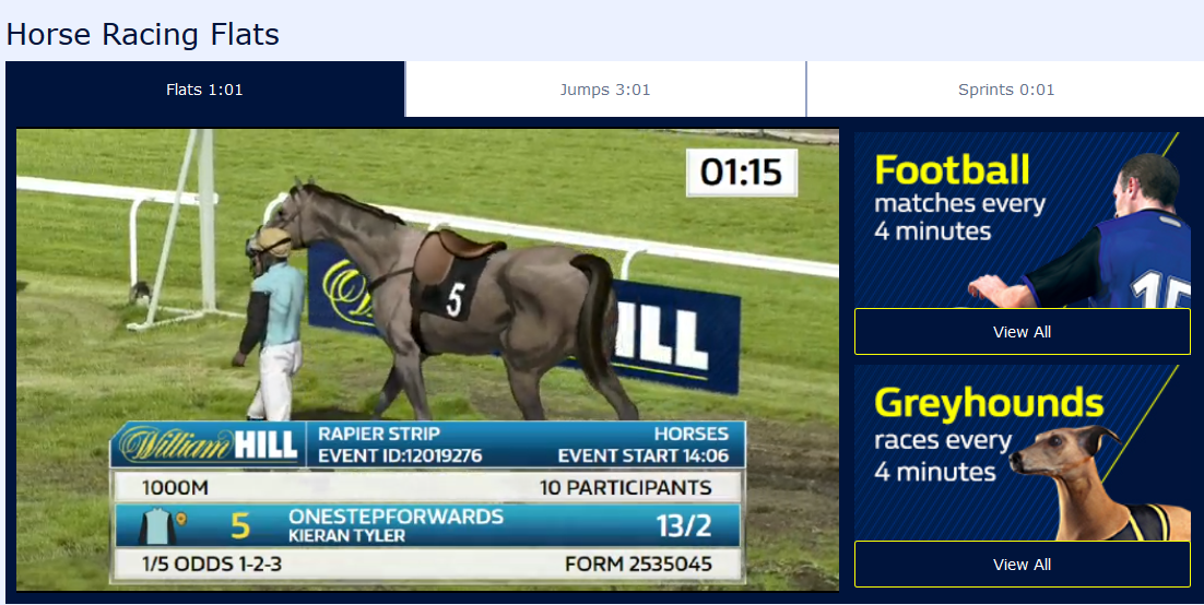 william hill virtual horse racing