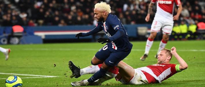 psg vs monaco neymar