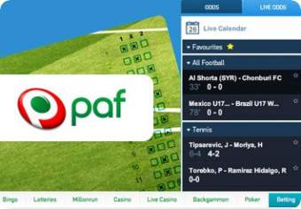 PAF bookmakers news